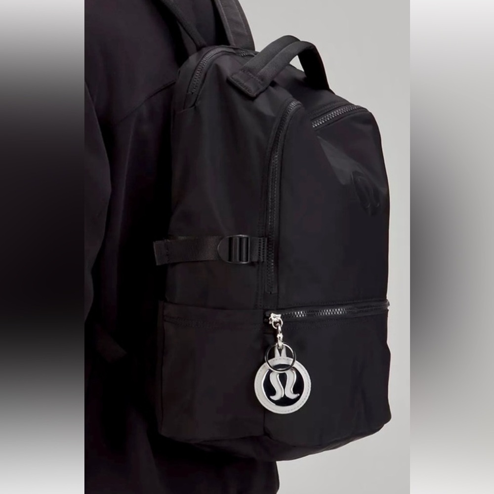 Lululemon Logo Bag Charm or Keychain New With Tags. Rare HTF Accessory